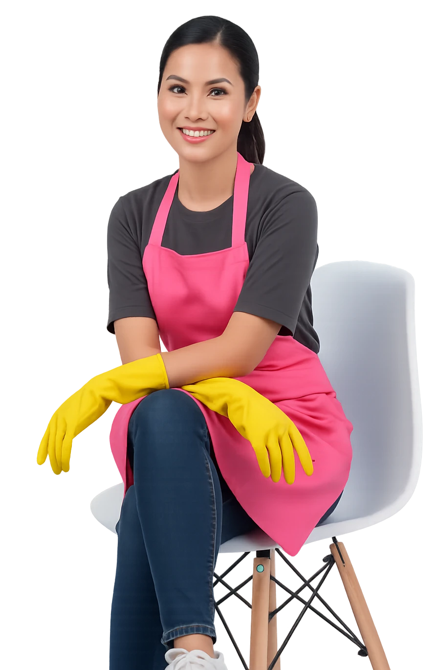 Clean modern living room